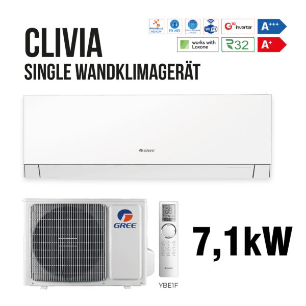 GREE CLIVIA / 7,1kW # NEU!